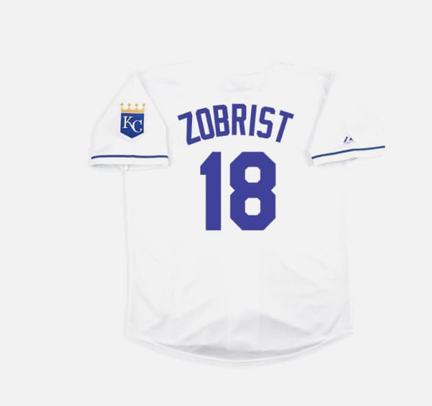 Ben Zobrist Kansas City Royals Home Road Alternate Men's Jersey