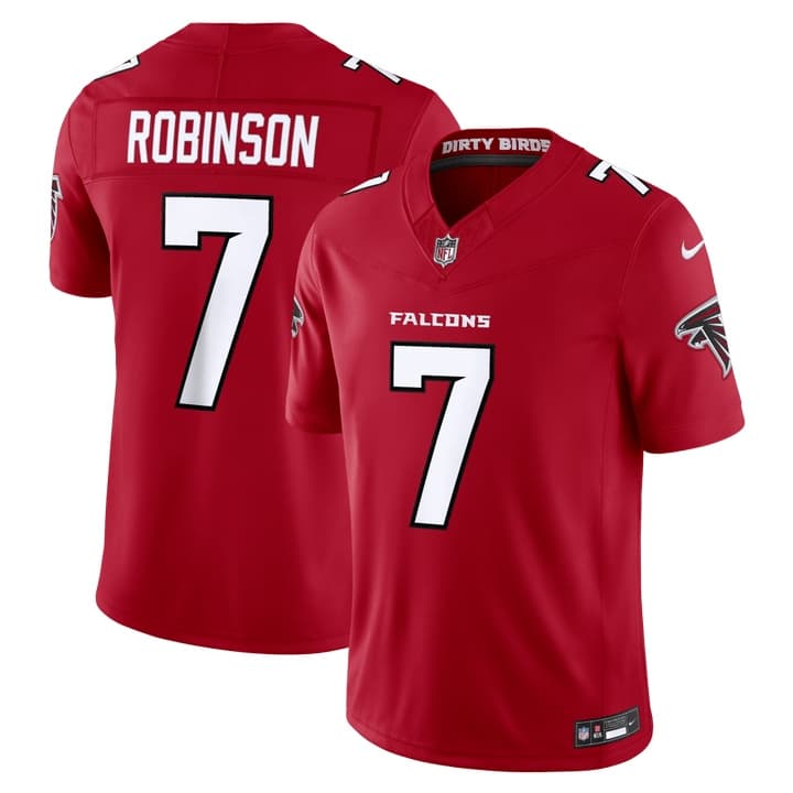 Bijan Robinson Atlanta Falcons Sewn Down Jersey - All Stitched