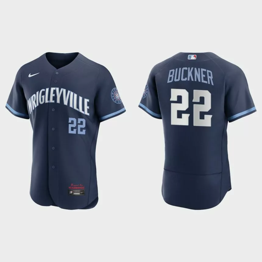 Bill Buckner #22 Chicago Cubs 2021 City Connect Authentic Jersey – Navy