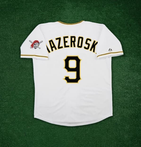 Bill Mazeroski Pittsburgh Pirates Men's White Home Jersey