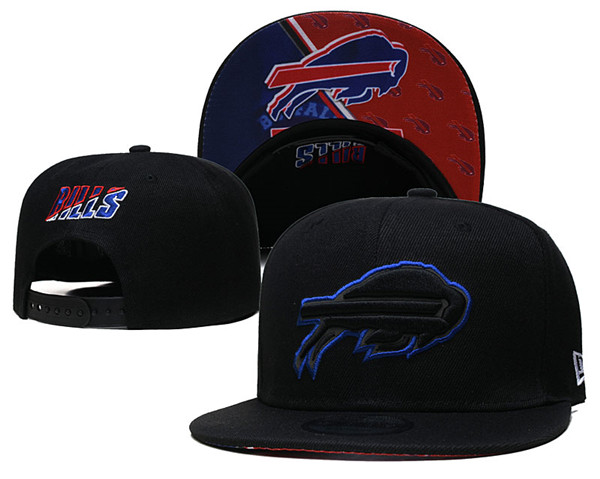 Bills Black Snapback Hat--GS