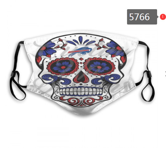 Bills Skull Mask with PM2.5 Filter Double Protection  (2)