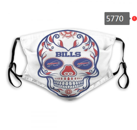 Bills Skull Mask with PM2.5 Filter Double Protection  (6)