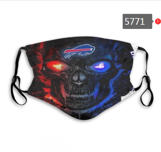 Bills Skull Mask with PM2.5 Filter Double Protection  (7)