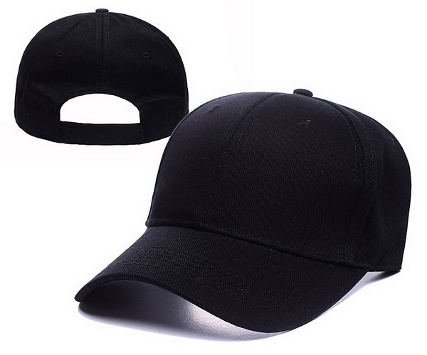 Black Blank Adjustable hat