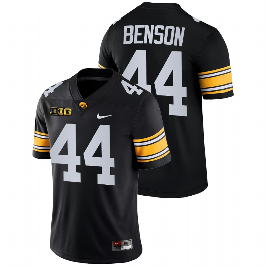Black Men Iowa Hawkeyes Seth Benson College Football Game Jersey