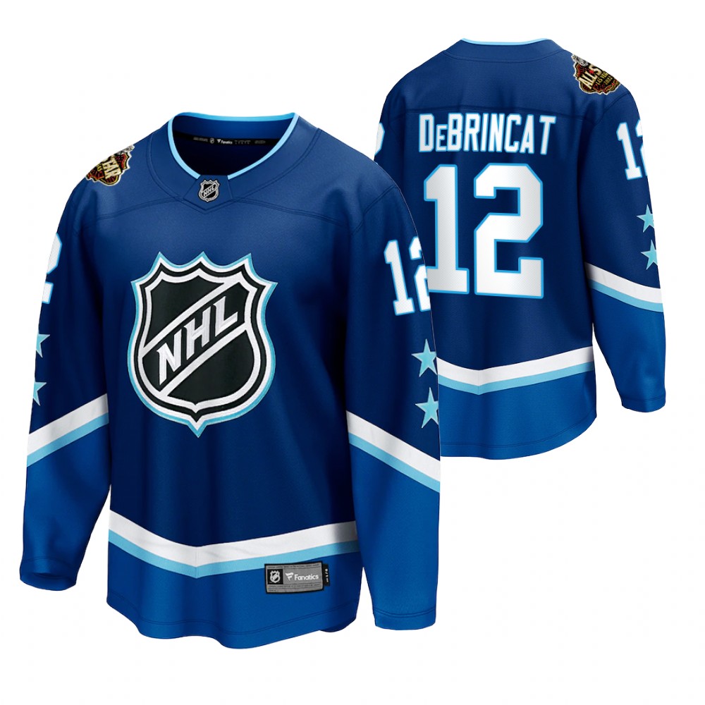 Blackhawks #12 Alex DeBrincat Blue 2022 All-Star Jersey