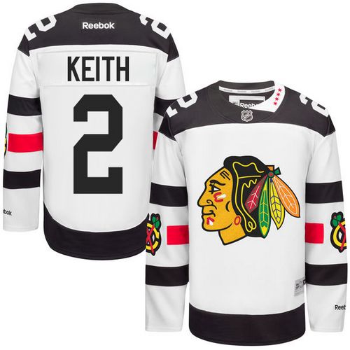 Blackhawks #2 Duncan Keith White 2016 Stadium Series Stitched Youth NHL jersey