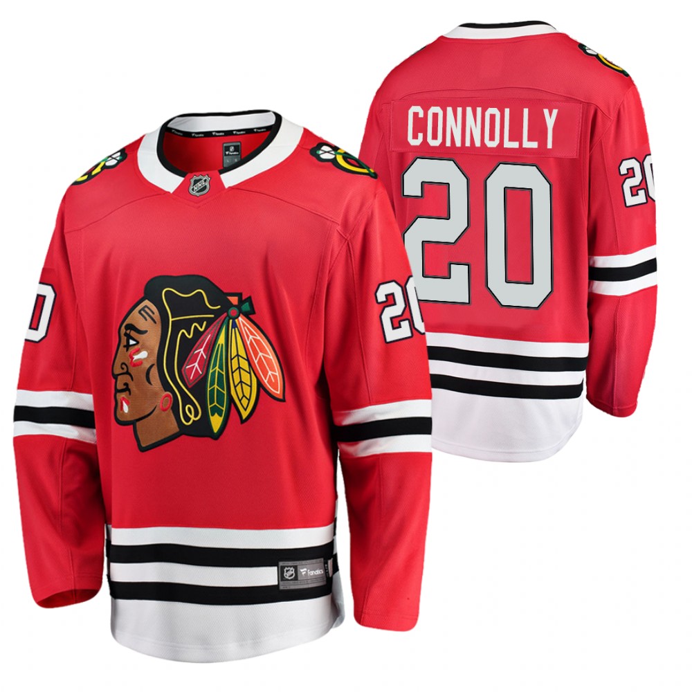 Blackhawks #20 Brett Connolly Red 2021 Home Jersey