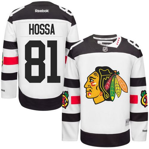 Blackhawks #81 Marian Hossa White 2016 Stadium Series Stitched Youth NHL jersey