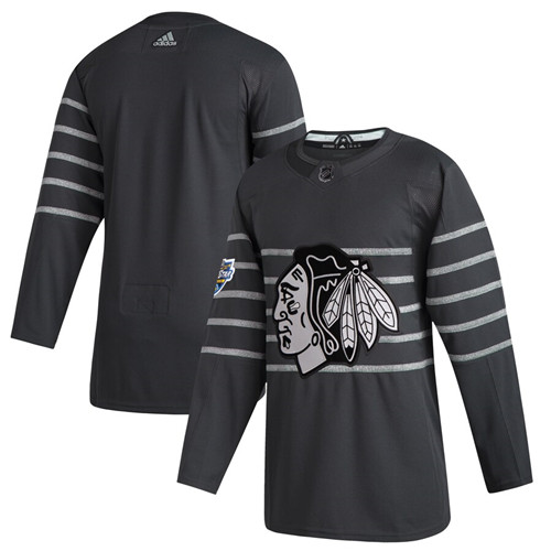 Blackhawks Blank Gray 2020 NHL All-Star Game Adidas Jersey