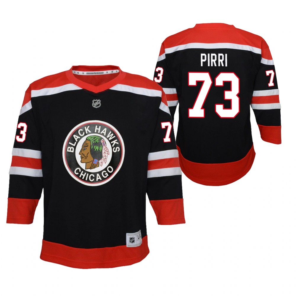 Blackhawks Brandon Pirri 2020-21 Reverse Retro Jersey Youth Special Edition