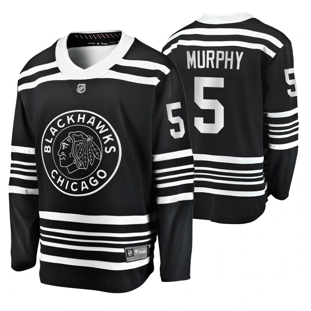 Blackhawks Connor Murphy Black Premier Alternate Men's Jersey