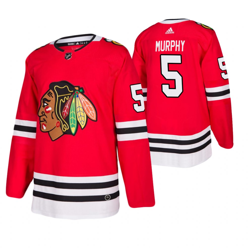 Blackhawks Connor Murphy Red Home Authentic Player Jersey