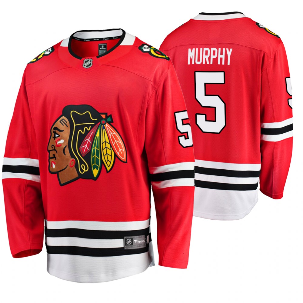Blackhawks Connor Murphy Red Home Breakaway Player Jersey