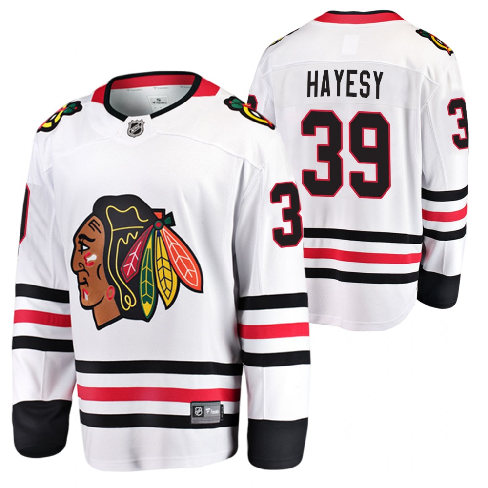 Blackhawks Jimmy Hayes Jersey Special Commemorative White Away Men