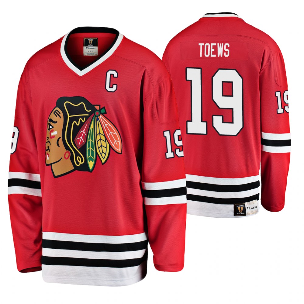 Blackhawks Jonathan Toews Red Breakaway Jersey