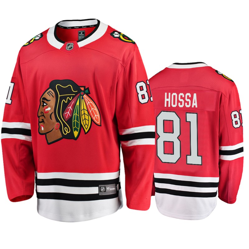 Blackhawks Marian Hossa Red Breakaway Home Jersey