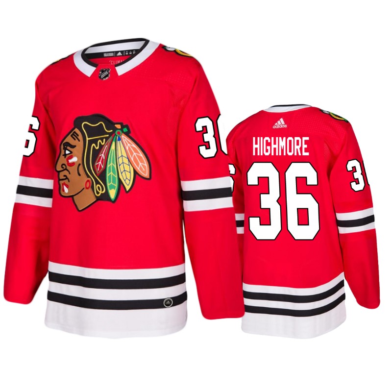 Blackhawks Matthew Highmore Red Home Jersey