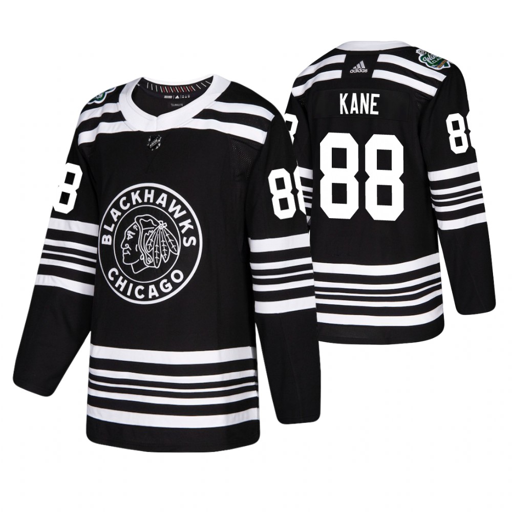 Blackhawks Patrick Kane Black Adidas Winter Classic Jersey