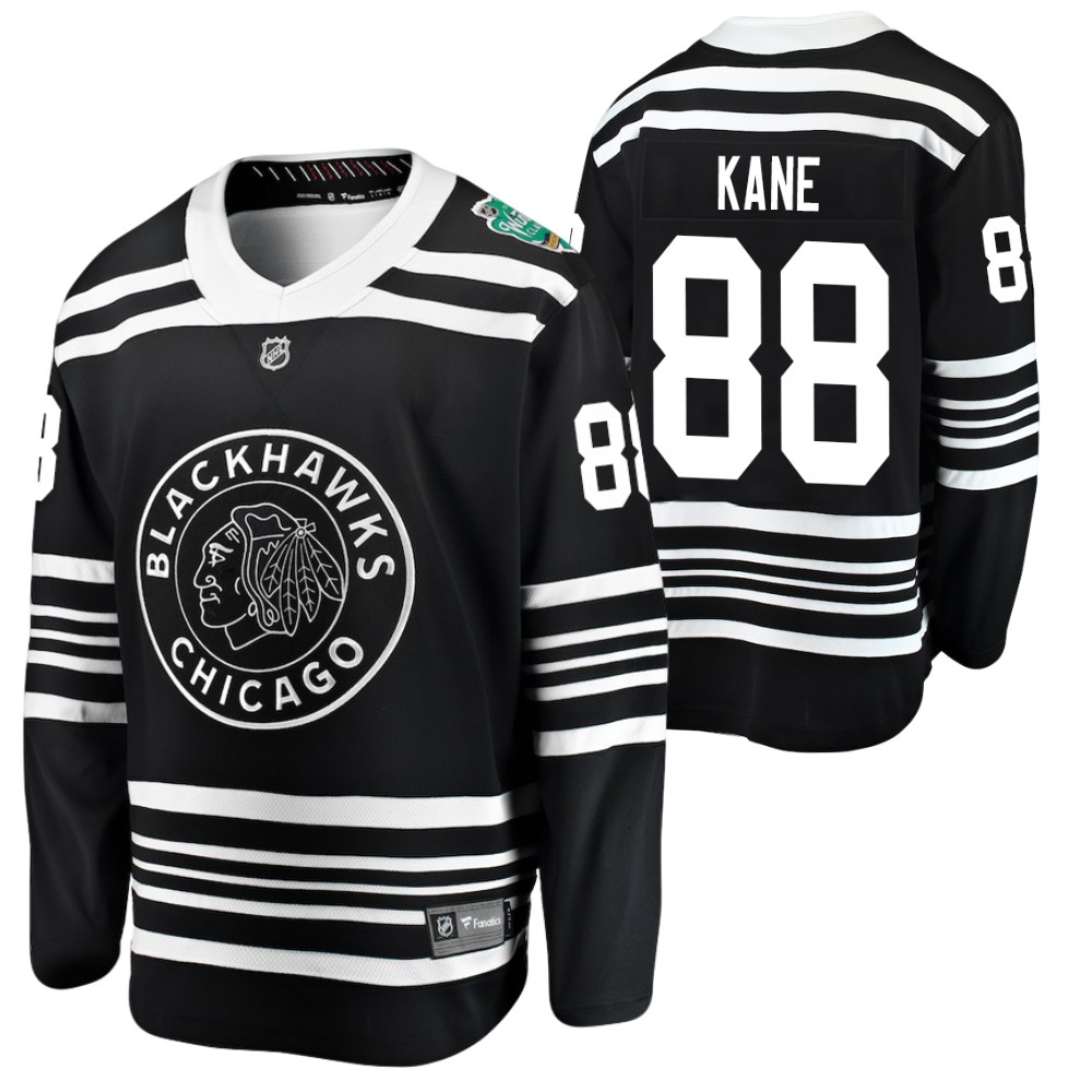 Blackhawks Patrick Kane Black Breakaway Player Winter Classic Jersey