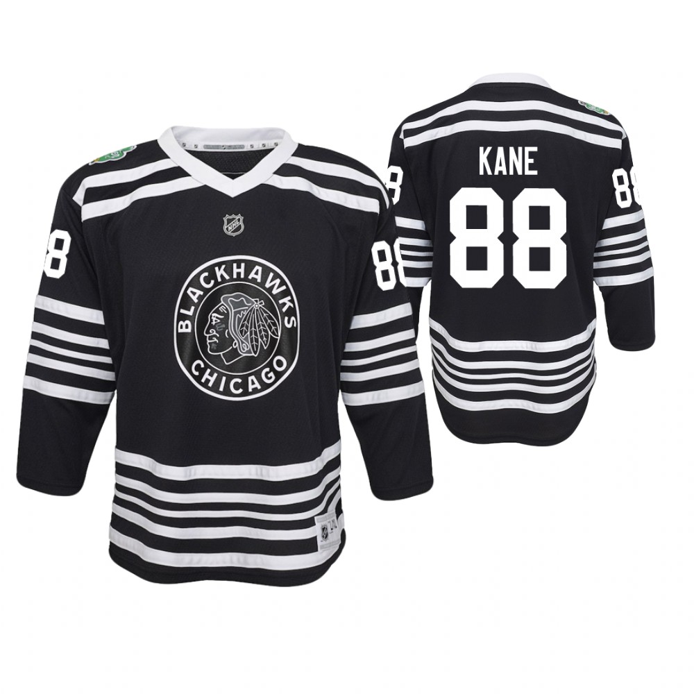 Blackhawks Patrick Kane Black Winter Classic Jersey