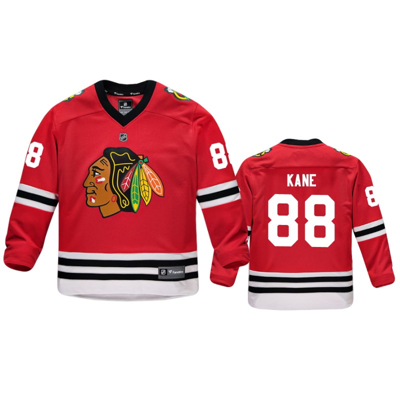 Blackhawks Patrick Kane Red Replica Player Home Jersey