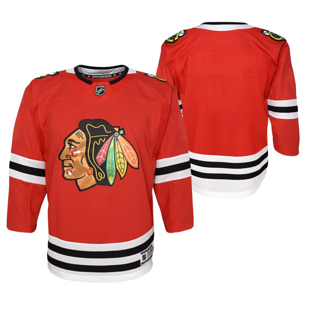 Blackhawks Red Home Premier Youth Jersey