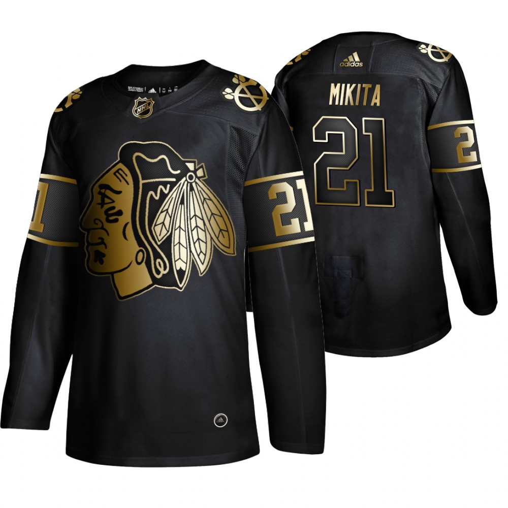 Blackhawks Stan Mikita Men's Authentic 2019 NHL Golden Edition Jersey