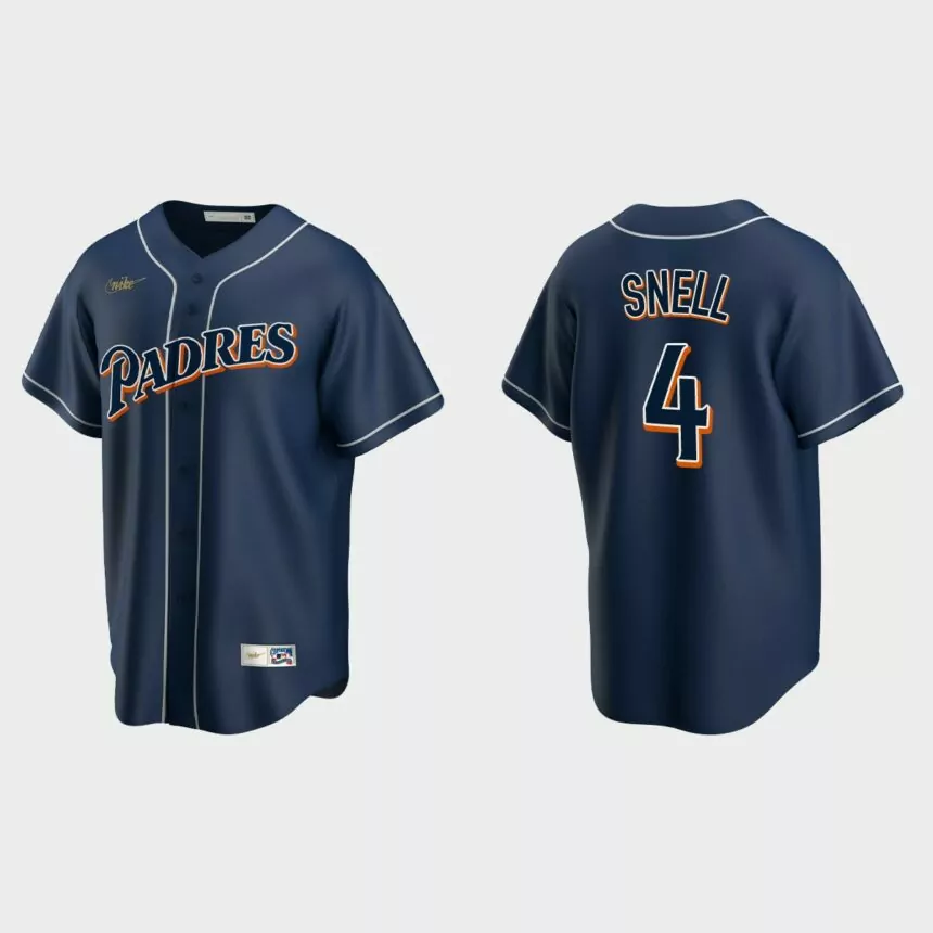 Blake Snell #4 San Diego Padres Cooperstown Collection Jersey – Navy