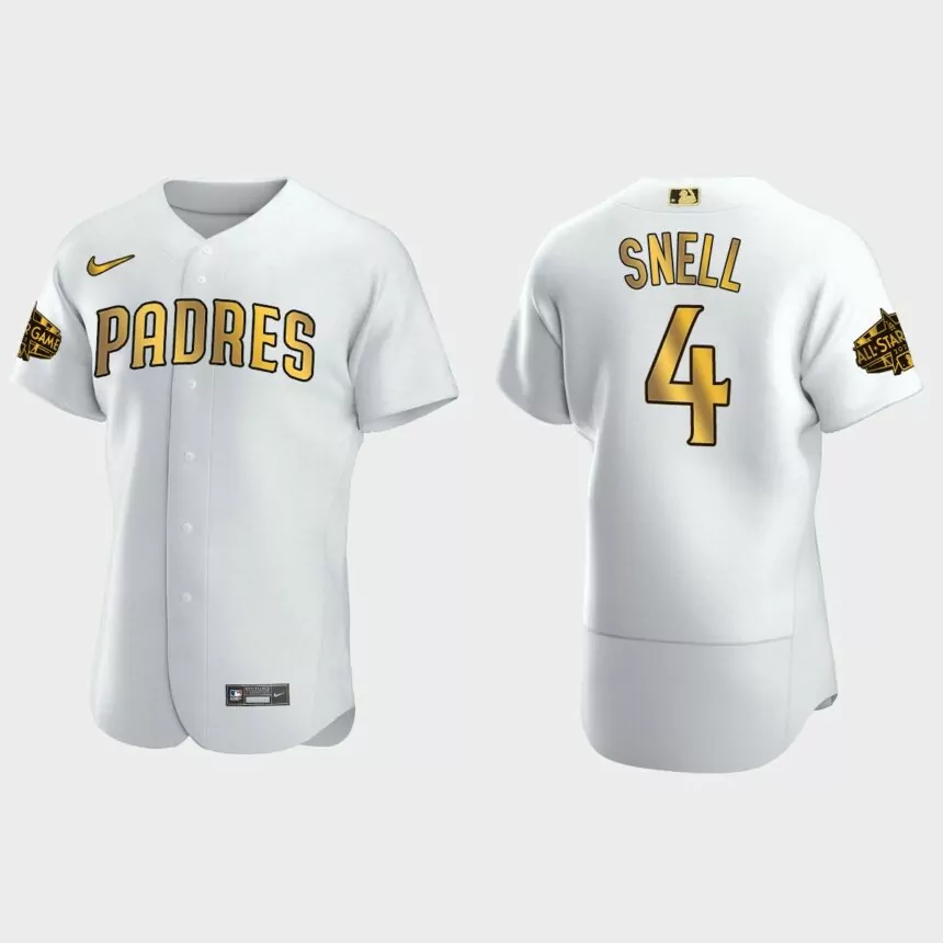 Blake Snell San Diego Padres 2022 MLB All-Star Game Jersey – White Gold