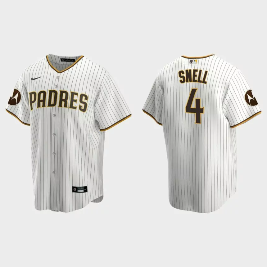 Blake Snell San Diego Padres 2023 Motorola Patch Replica Jersey – White