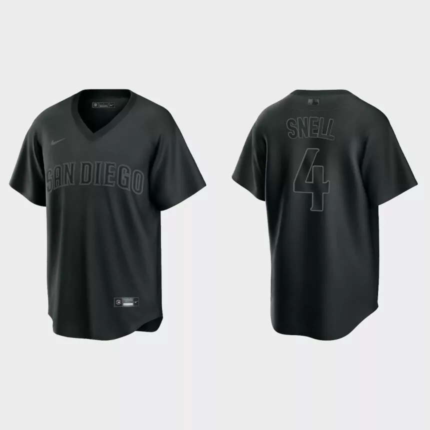 Blake Snell San Diego Padres Pitch Black Fashion Replica Jersey – Black