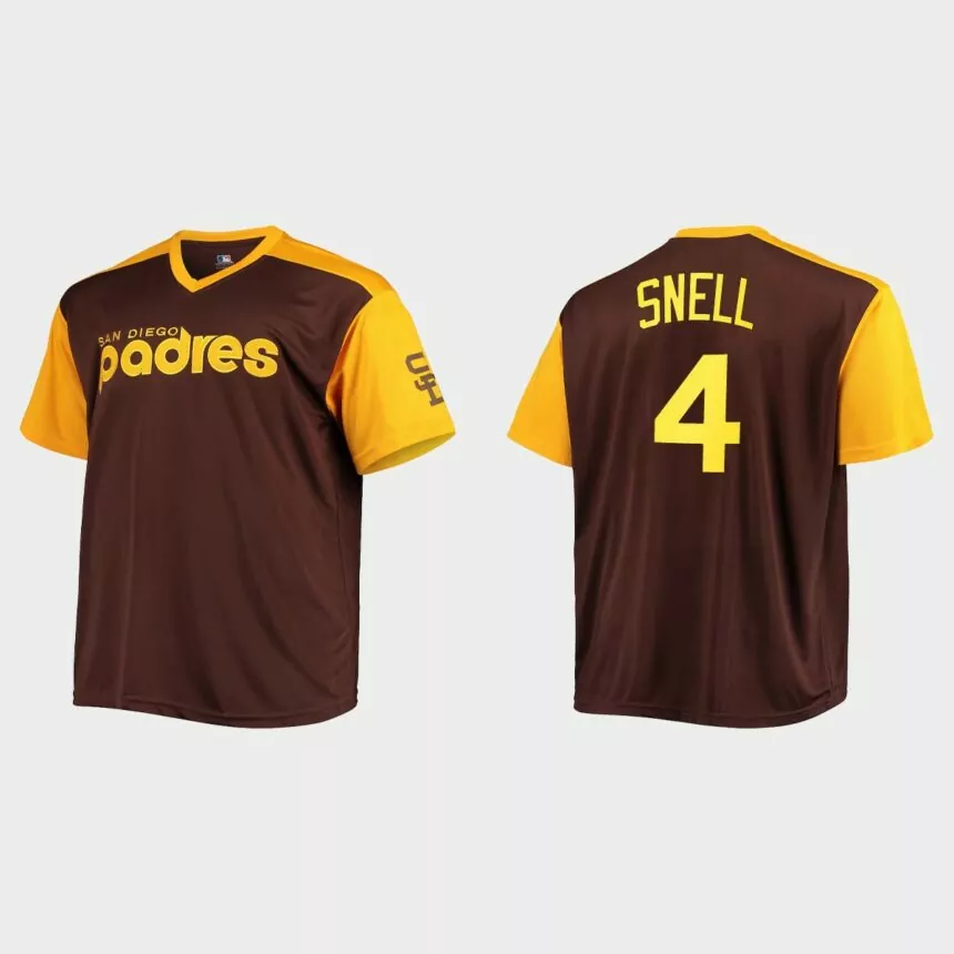 Blake Snell San Diego Padres Replica Cooperstown Jersey – Brown
