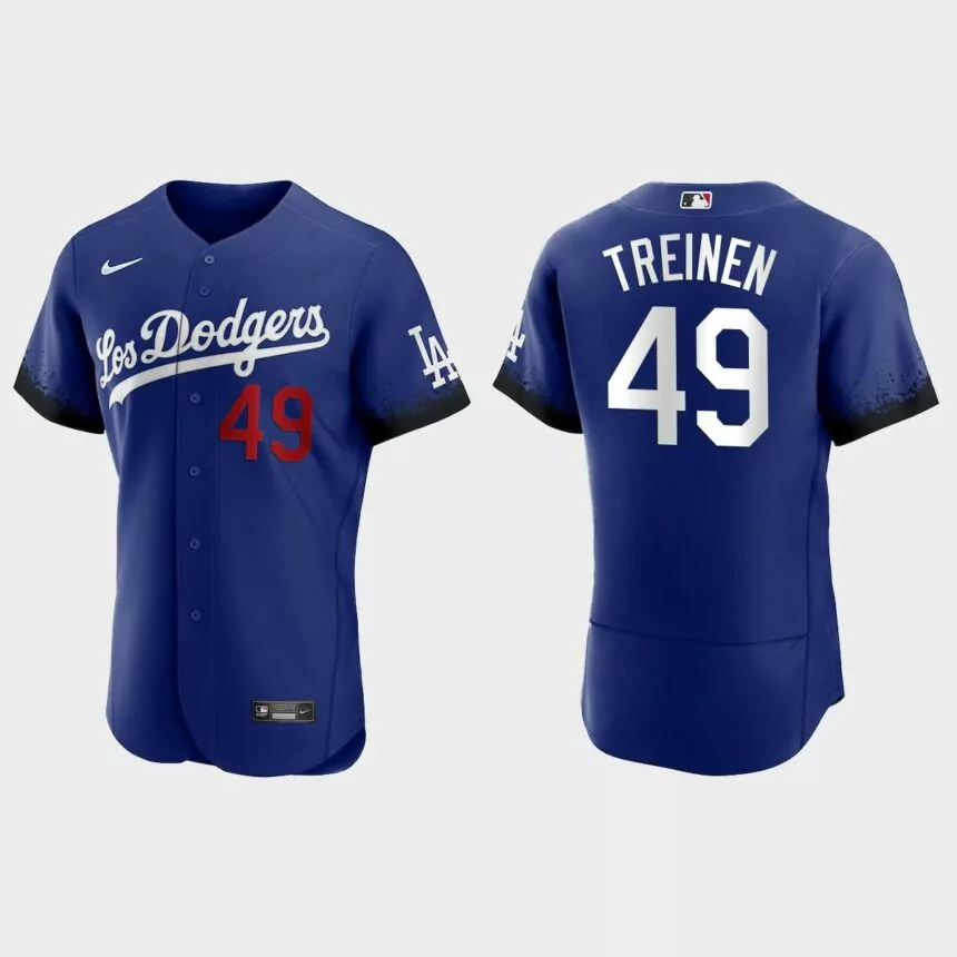 Blake Treinen Los Angeles Dodgers 2021 City Connect Authentic Jersey – Royal