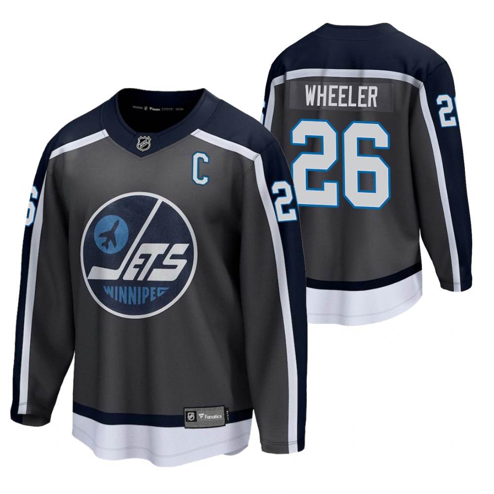 Blake Wheeler Jets 2021 Special Edition Gray Jersey