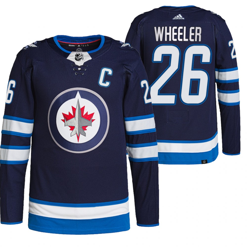 Blake Wheeler Winnipeg Jets Navy Authentic Pro Home Jersey