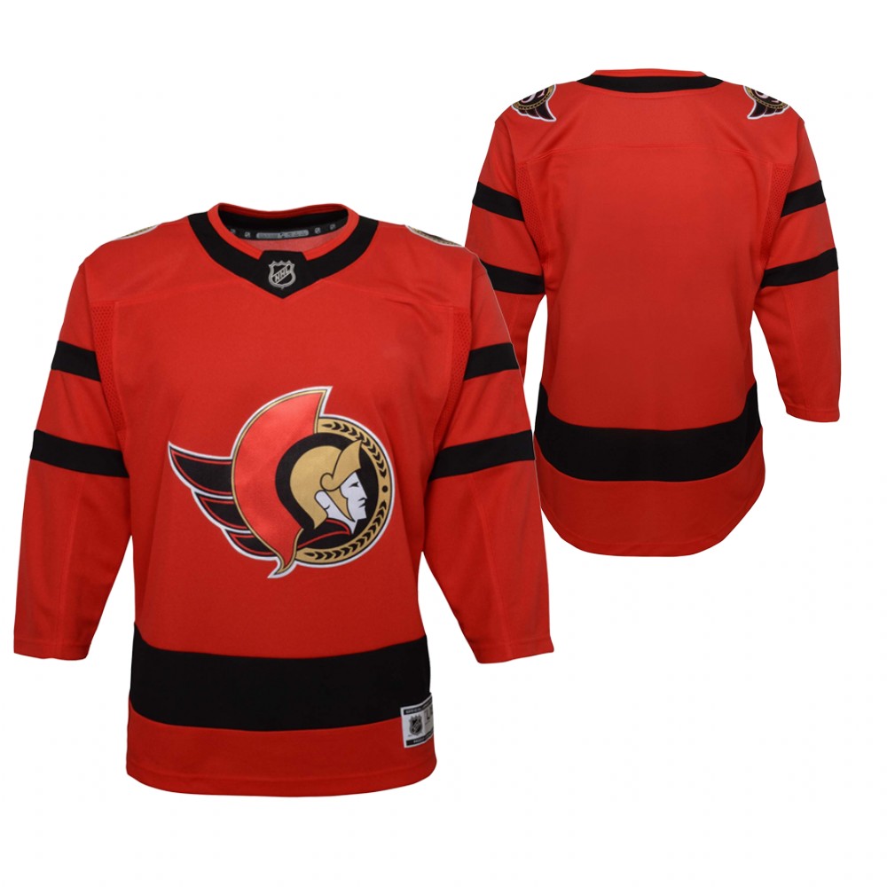 Blank Ottawa Senators 2021 Reverse Retro Red Jersey Special Edition