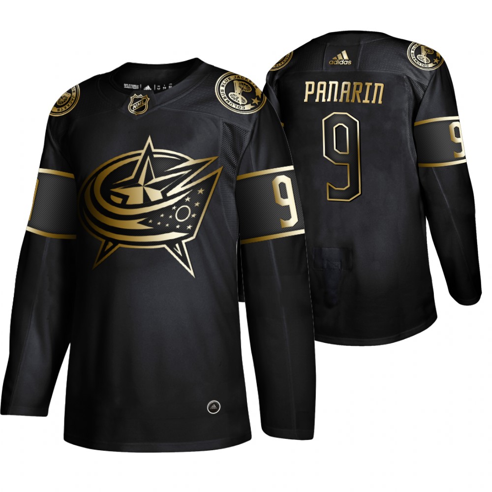 Blue Jackets Artemi Panarin Black Authentic 2019 NHL Golden Edition Jersey