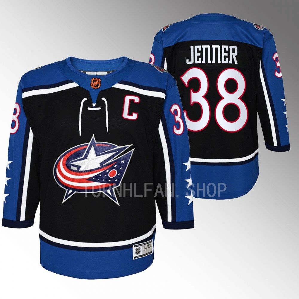 Blue Jackets Boone Jenner Special Edition 2.0 Navy Premier Retro Youth Jersey