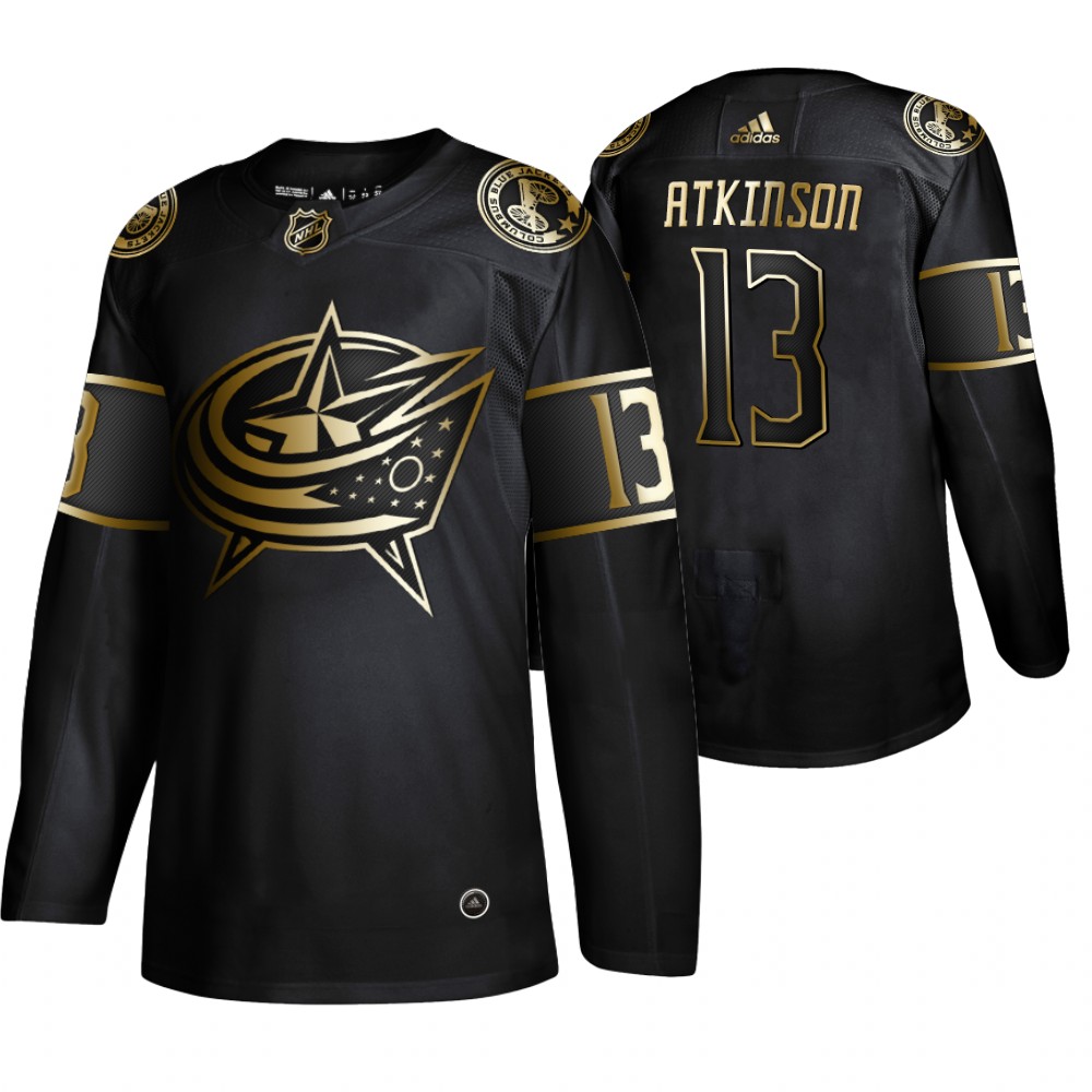 Blue Jackets Cam Atkinson Black Authentic 2019 NHL Golden Edition Jersey