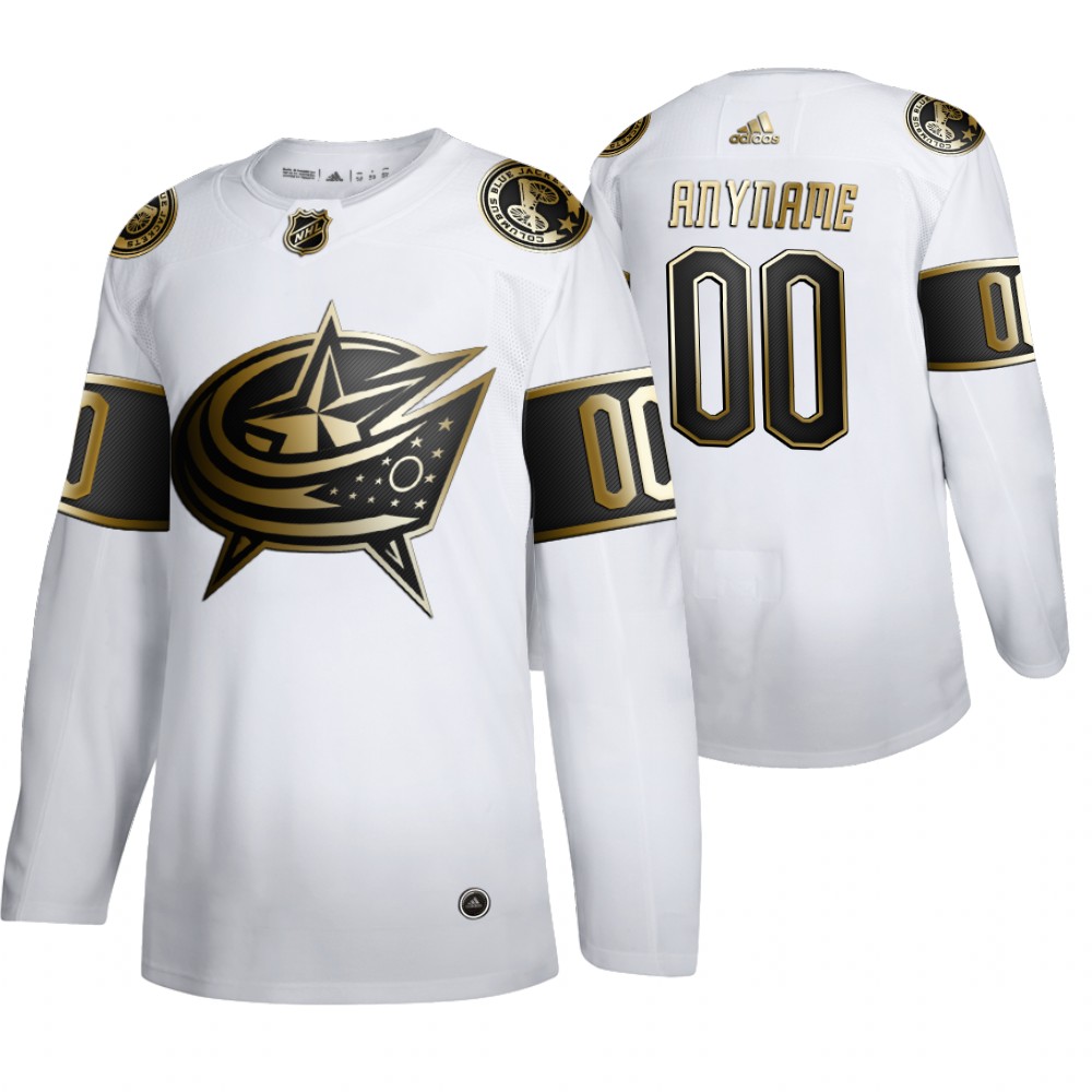 Blue Jackets Custom Men's Authentic NHL Golden Edition Jersey