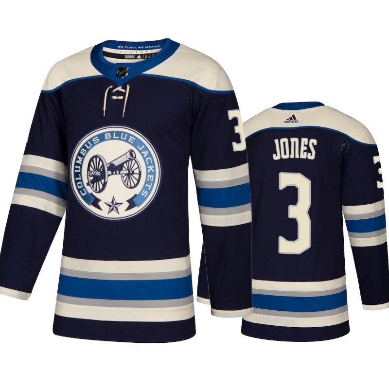 Blue Jackets Seth Jones Navy Authentic Alternate Jersey