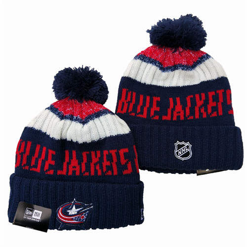 Blue Jackets Team Logo Knit Hat YD