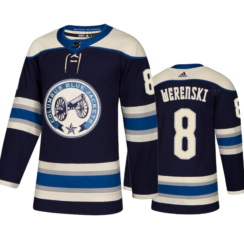 Blue Jackets Zach Werenski Navy Authentic Alternate Jersey