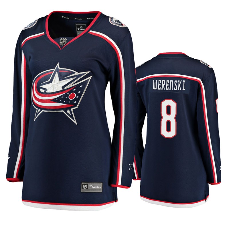Blue Jackets Zach Werenski Navy Breakaway Player Home Jersey
