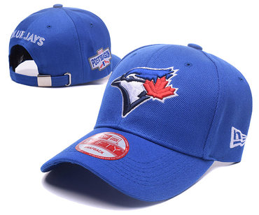 Blue Jays Team Logo 2016 Postseason Blue Adjustable Hat DF