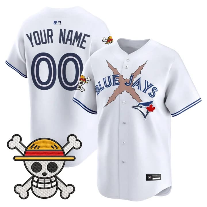 Blue Jays x One Piece Vapor Premier  Limited Custom Jersey - Stitched