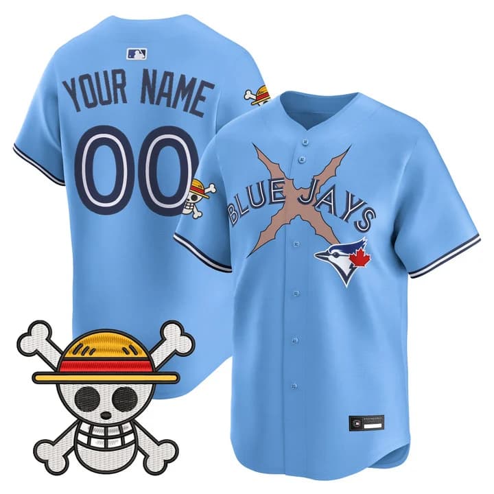Blue Jays x One Piece Vapor Premier Limited   Custom Jersey - Stitched