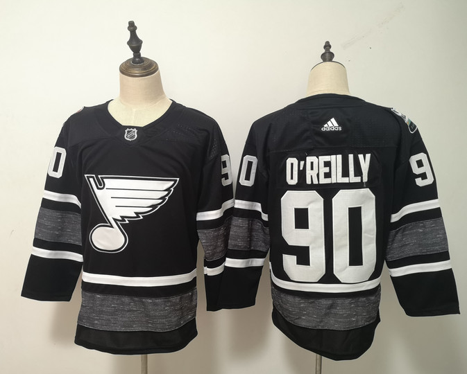 Blues 90 Ryan O'Reilly Black 2019 NHL All-Star Game Adidas Jersey